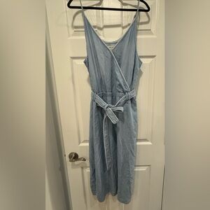 Cloth & Stone Blue Denim pencil Dress nwt xl